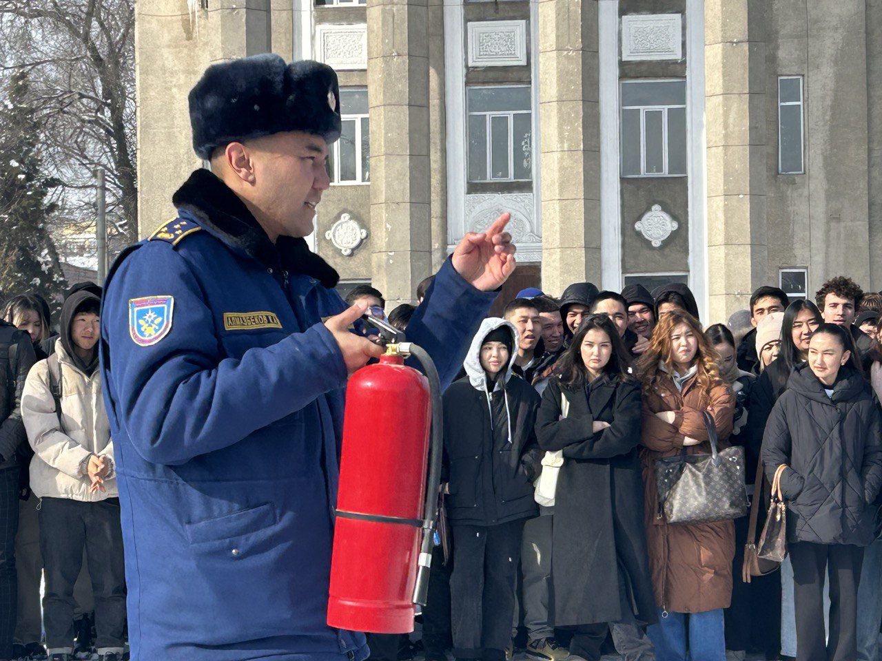 Студенты колледжа прошли учение в МЧС